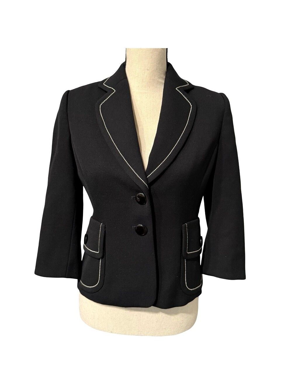 Banana Republic Black Tailored Blazer - Size 0